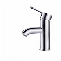 BADEZIMMERARMATUR mit Zulaufrohr, 16,5 cm hoch, silber. - Silberfarben, Metall (25/10/20cm) - Vallsero