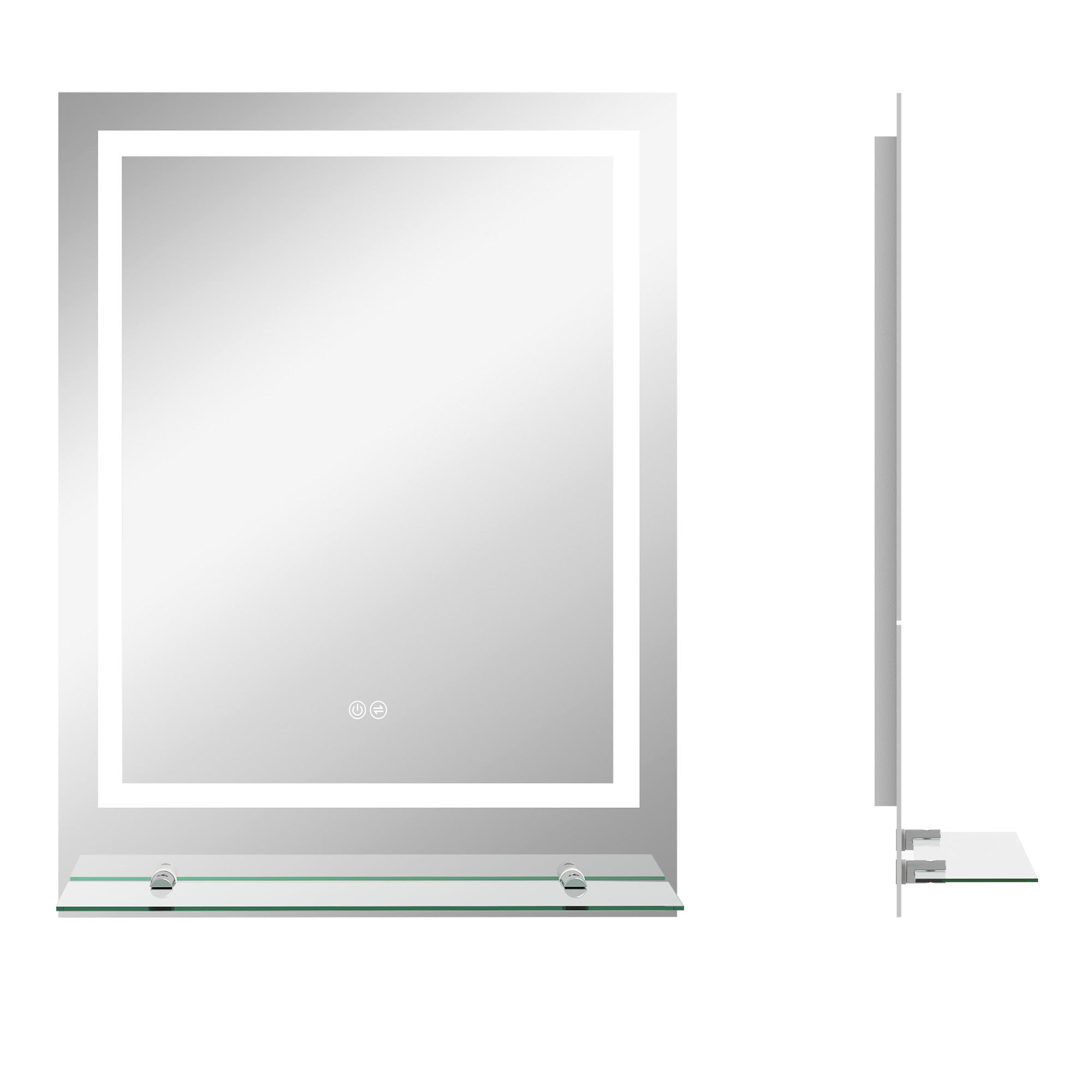 ComfortXL Badezimmerspiegel Transparent 60x2.7x80 cm