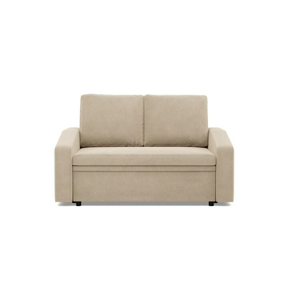 SOFA Neo mit abgeschrägter Armlehnen beige - Beige, Textil (148/90/87cm) - SIMKAM Furniture