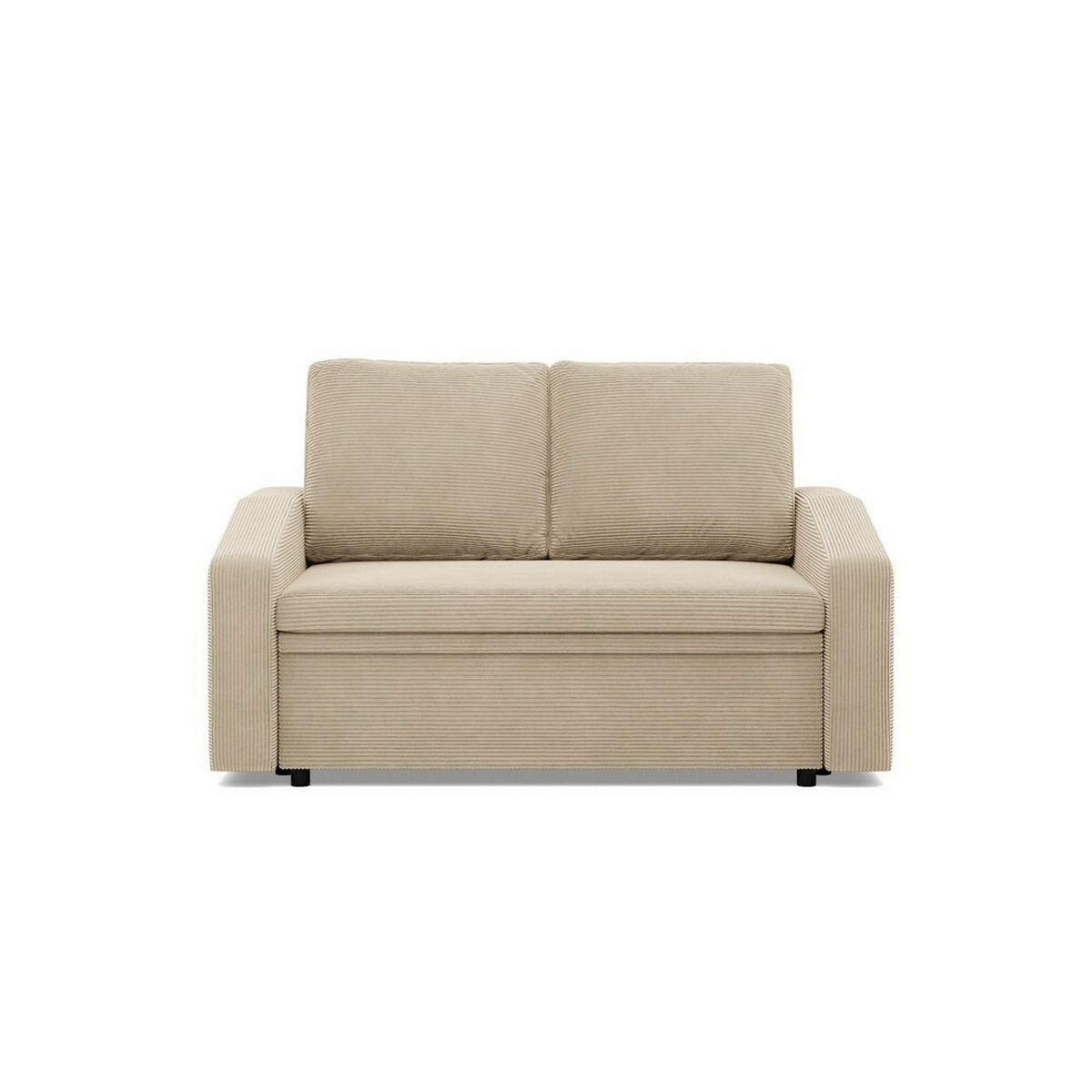 SOFA Neo mit abgeschrägter Armlehnen beige - Beige, Textil (148/90/87cm) - SIMKAM Furniture