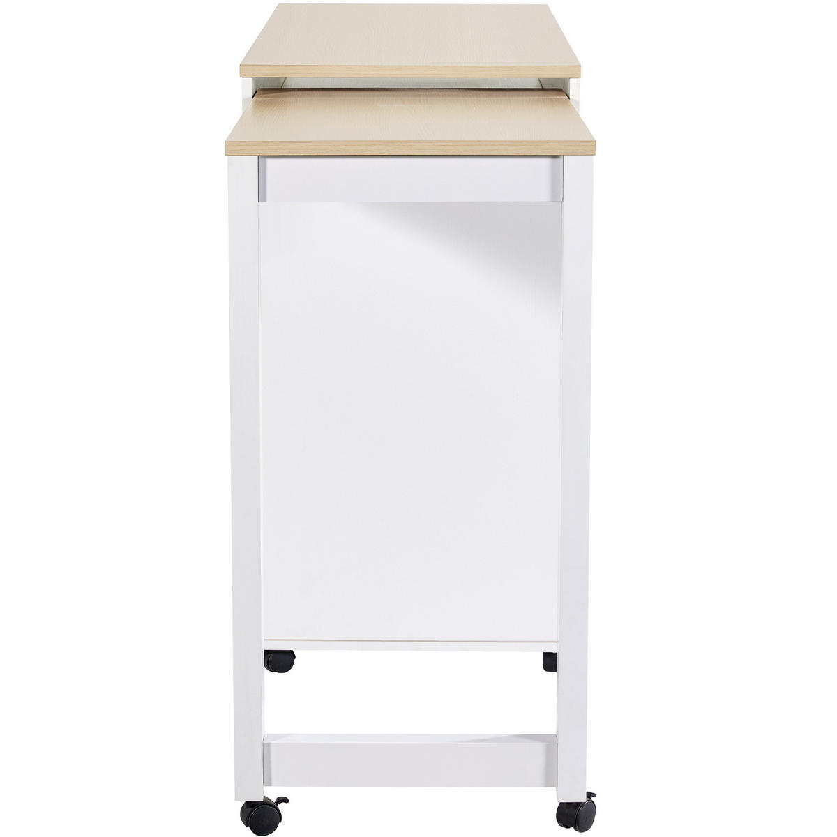 BARTISCH Weiß 180/50/94.6 cm - Weiß, Holzwerkstoff (180/94.6/50cm) - PANGIVO