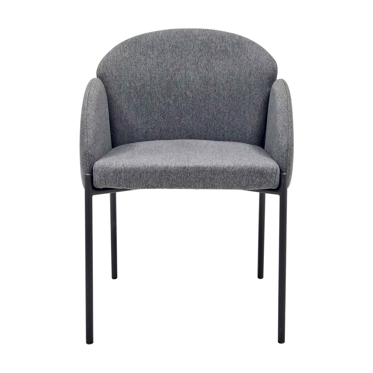 STÜHLE 2-tlg., Grau - Grau, Holz (60/78/70cm) - Oviala