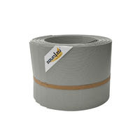 SICHTSCHUTZSTREIFEN Rille 10x Einzelstreifen 2,55m Sichtschutz Steingrau, 10 x 2,55m - Graubraun, Kunststoff (2550/19cm) - ZAUN|ZU
