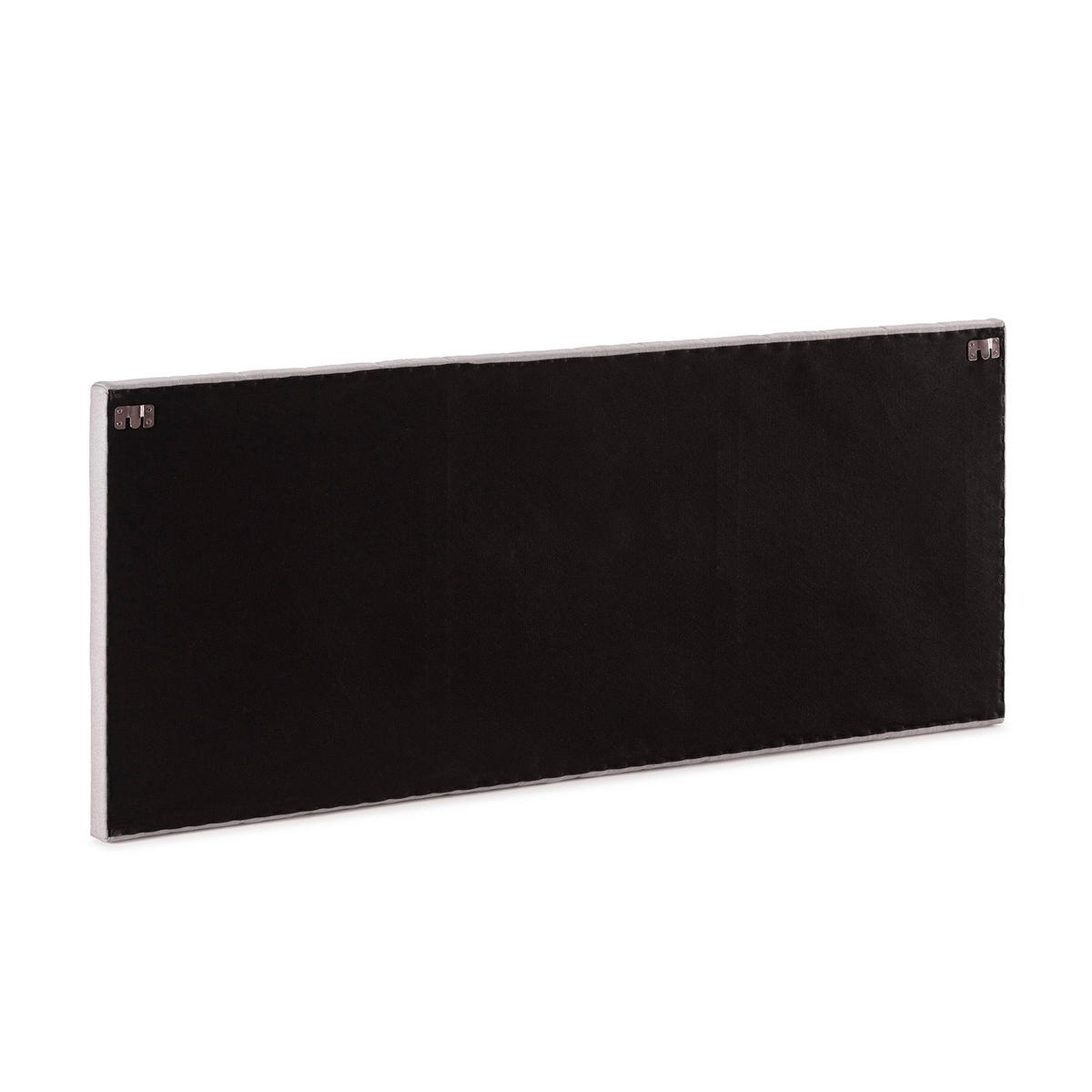KOPFTEIL Eris 140x60 cm Hellgrau - Grau, Textil (5/140/140cm) - VS Venta-stock