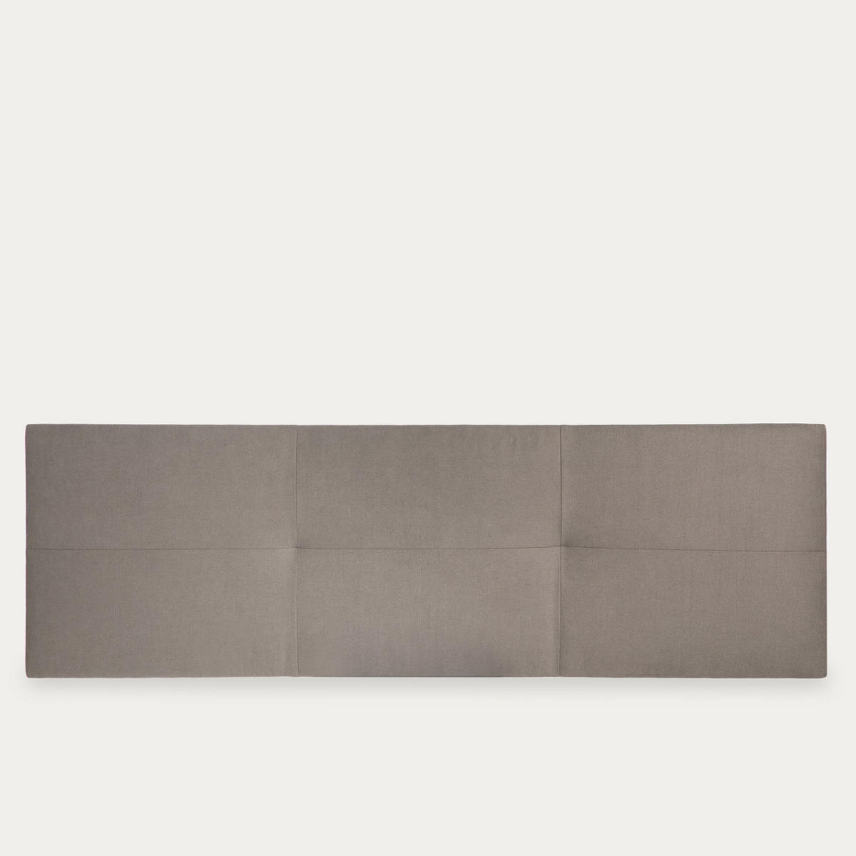 KOPFTEIL Ilan Grau 165 cm x 52 cm - Grau, Textil (165/52/3cm) - Kenay Home