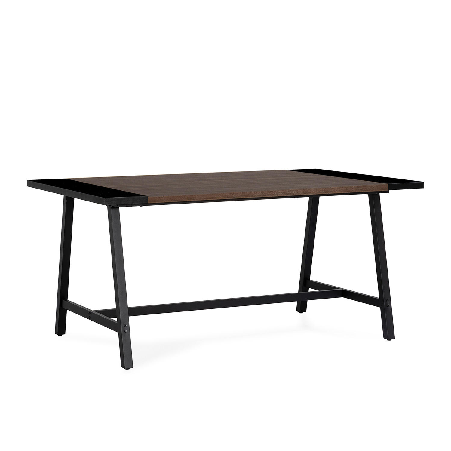 ESSTISCH Caracas Walnuss-Optik, 160 cm - Walnussfarben, Holzwerkstoff (80/160/75cm) - VS Venta-stock