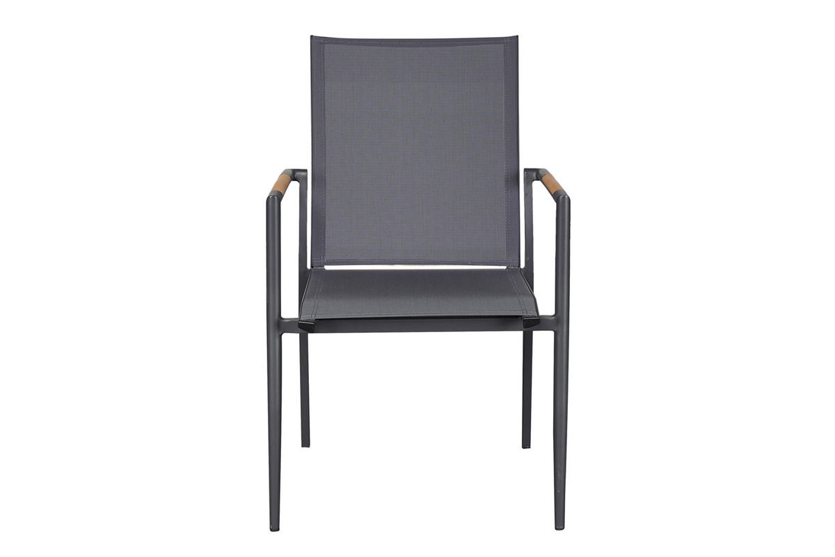 STAPELSTUHL Mogli 67x56x88 cm, Metall, Anthrazit - Anthrazit, Metall (56/88/67cm) - dasmöbelwerk