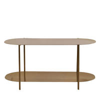 COUCHTISCH - Metall - Messing - Messingfarben, Metall (100/51/45cm) - Drawer