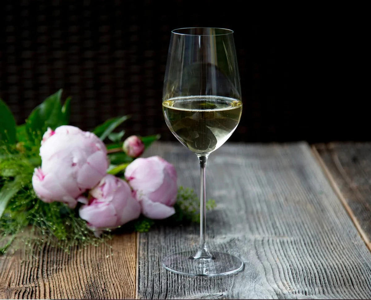 WEISSWEINGLAS Veritas Riesling Zinfandel, 4er Set, Kristallglas, 395 ml - Transparent, Glas (0.4L) - Riedel