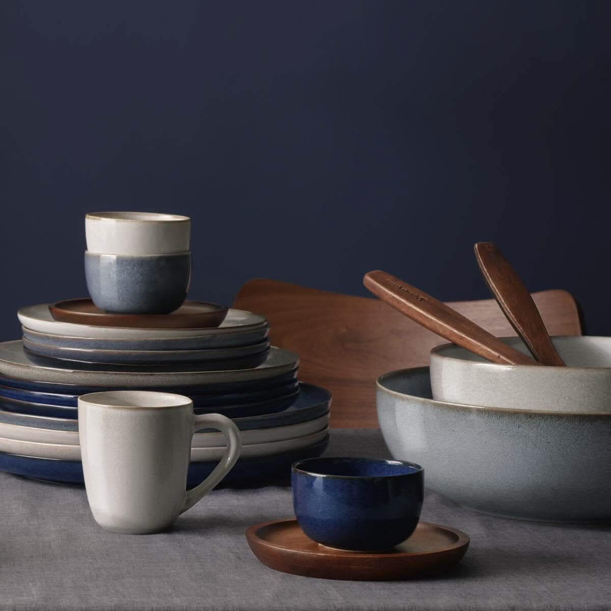 GESCHIRRSET Serviesset Saisons Sand 18-teilig - Creme, Keramik (2/2/1cm)