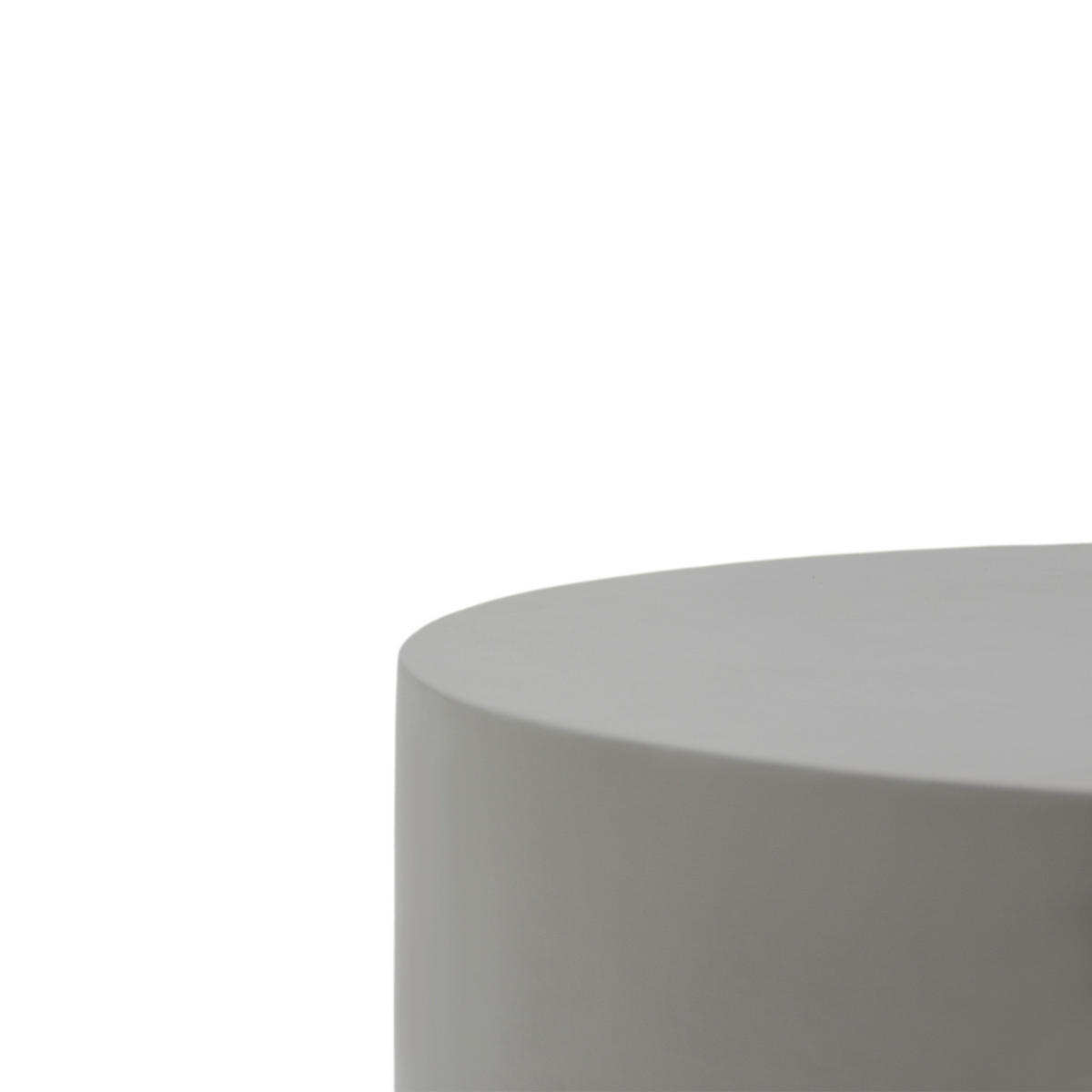 COUCHTISCH ROME Rund Mittel aus Beton 86 x 86 x 41 cm - Grau, Naturmaterialien (86/86/41cm) - Elementi