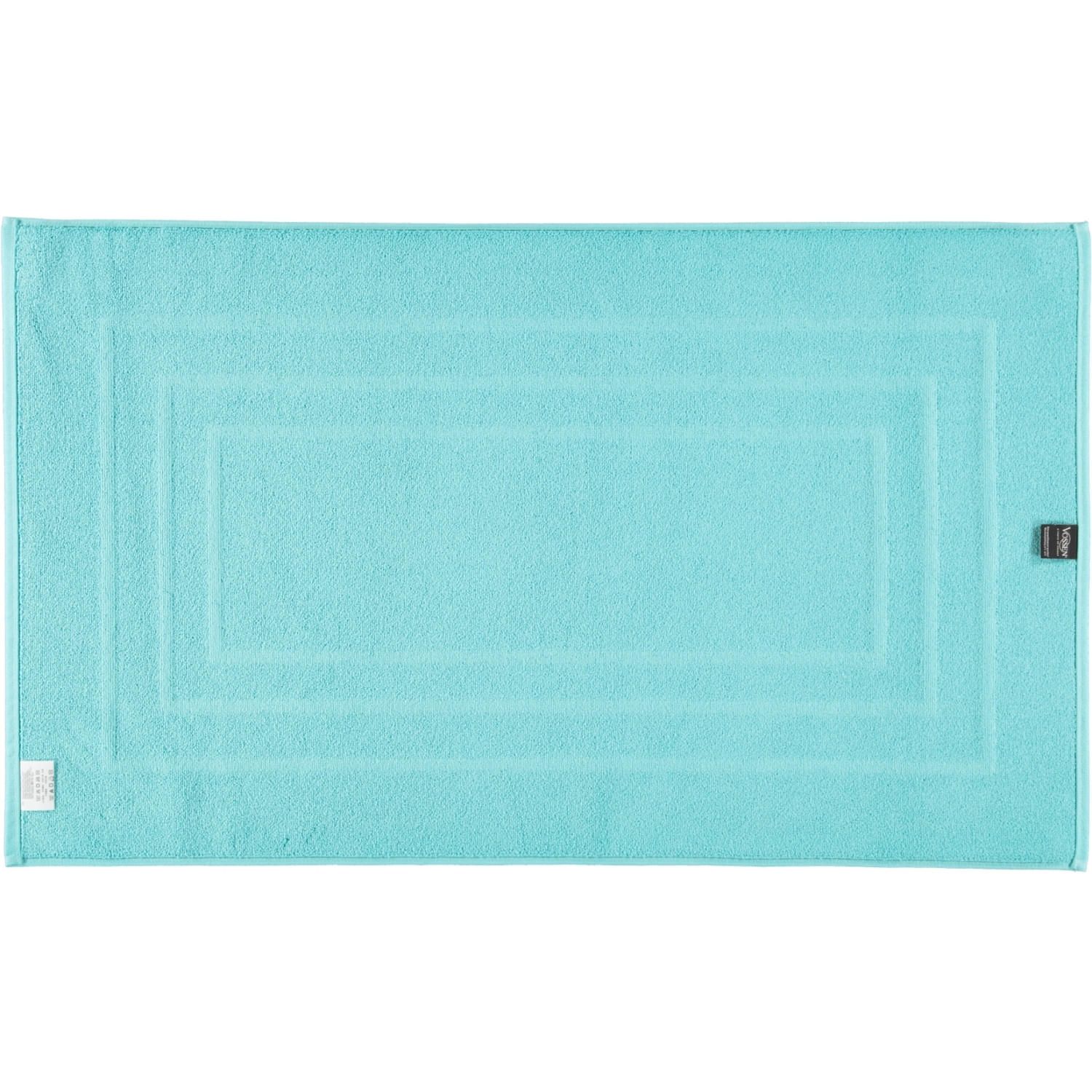 BADEMATTEN FEELING LIGHT AZURE - 5340 - Blau, Textil (60/100cm) - Vossen