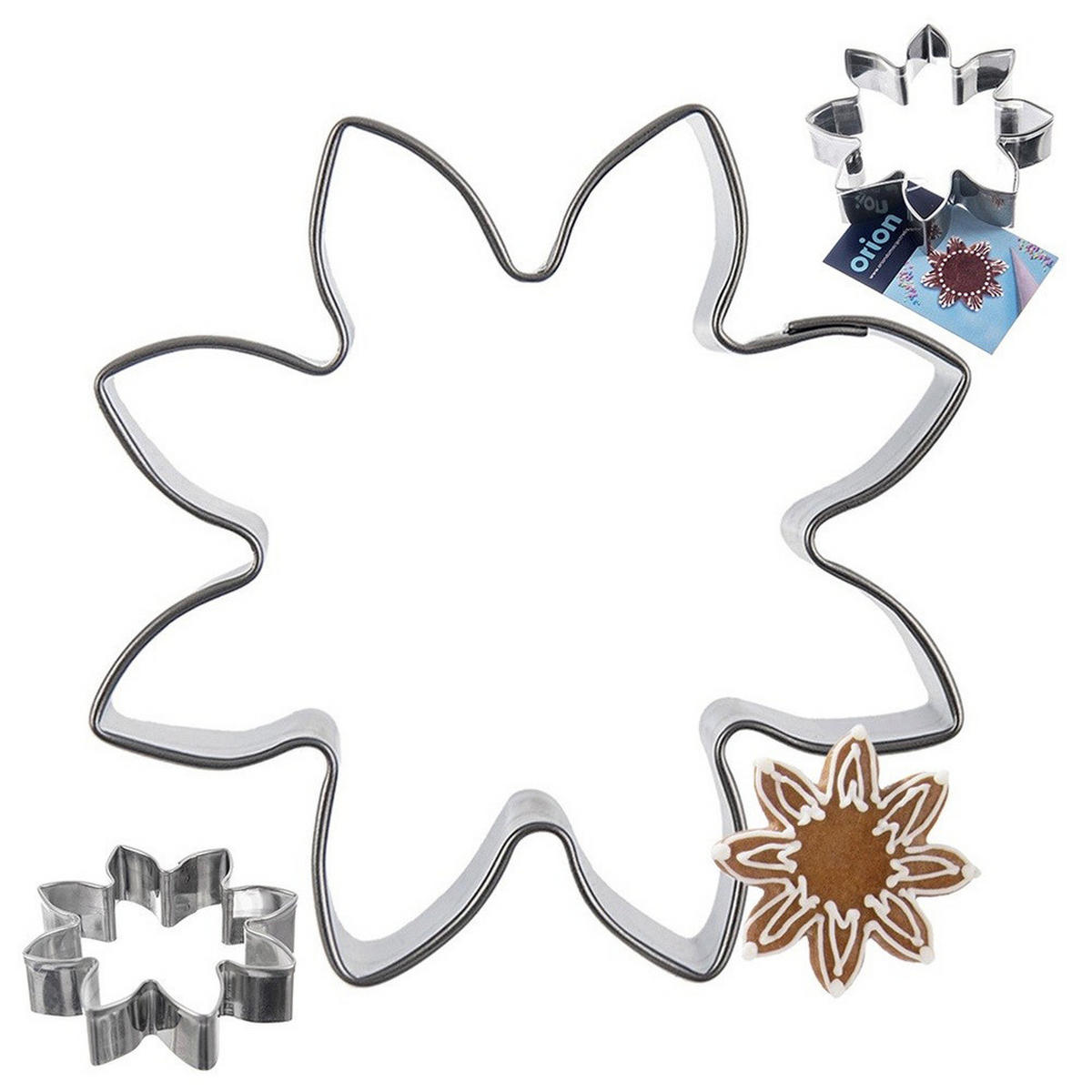 AUSSTECHFORM Blume 6 cm Silber - Silberfarben, Metall (6/1.5/6cm) - Orion 