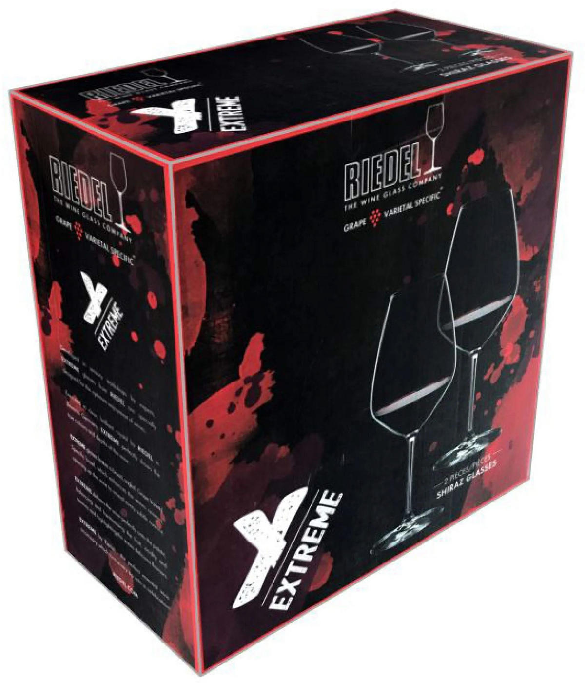 ROTWEINGLAS Rote Weingläser Extreme - Shiraz - 2 Stücke - Transparent, Glas (0.7L) - Riedel