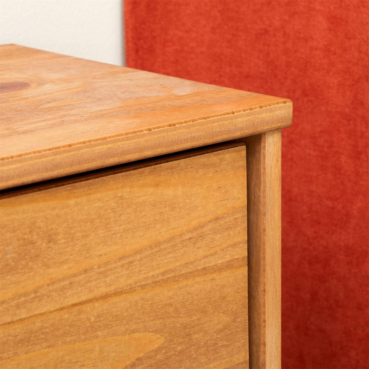 SCHUHSCHRANK BASIL - Honig, Holz (115/79/25cm) - IDIMEX