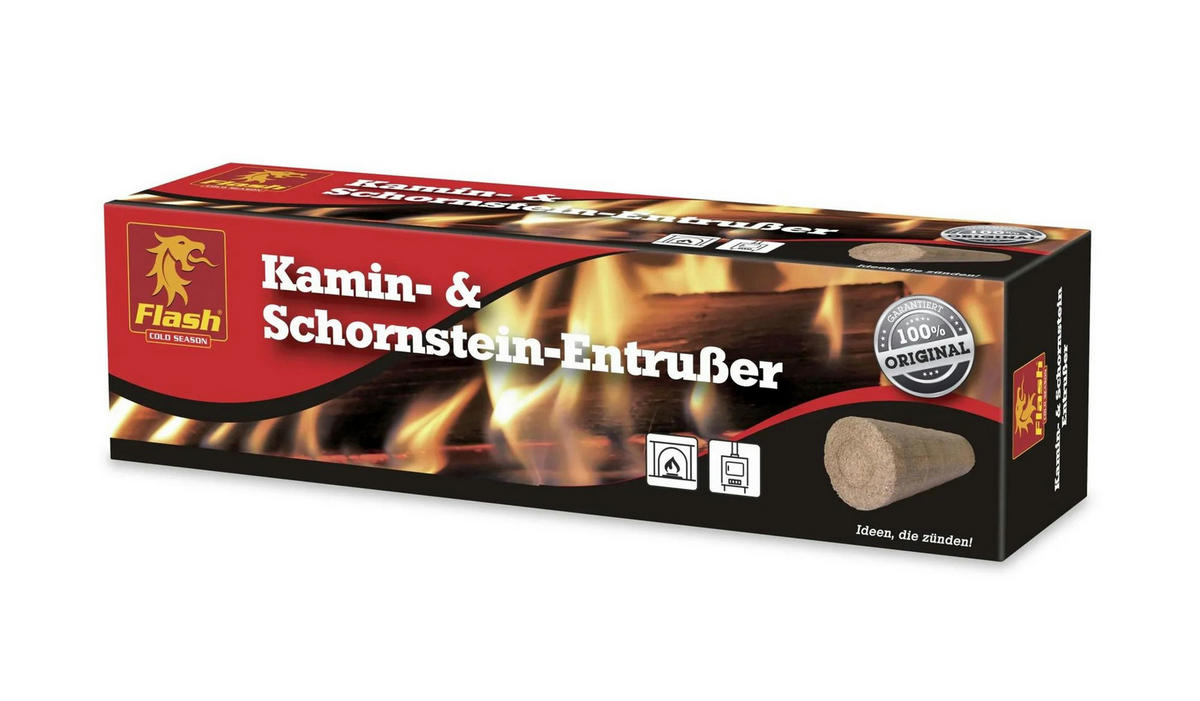 ZUBEHÖR Kaminblock Entrußer, für Kamine und Öfen - Rot, Karton (8/29.8/8cm) - Westfalia