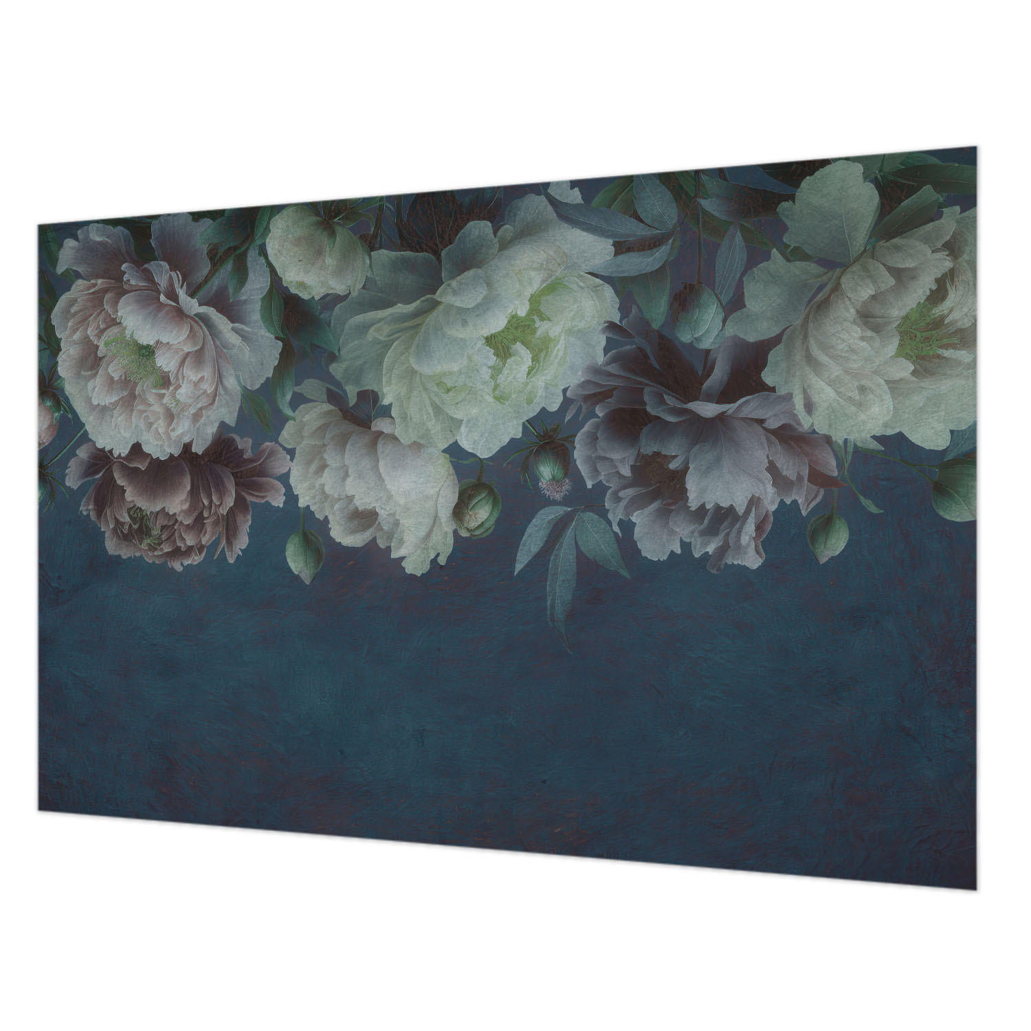 FOTOTAPETE 104x70 cm - Florale Eleganz - Pink, Textil (104/70cm) - Wallfluent