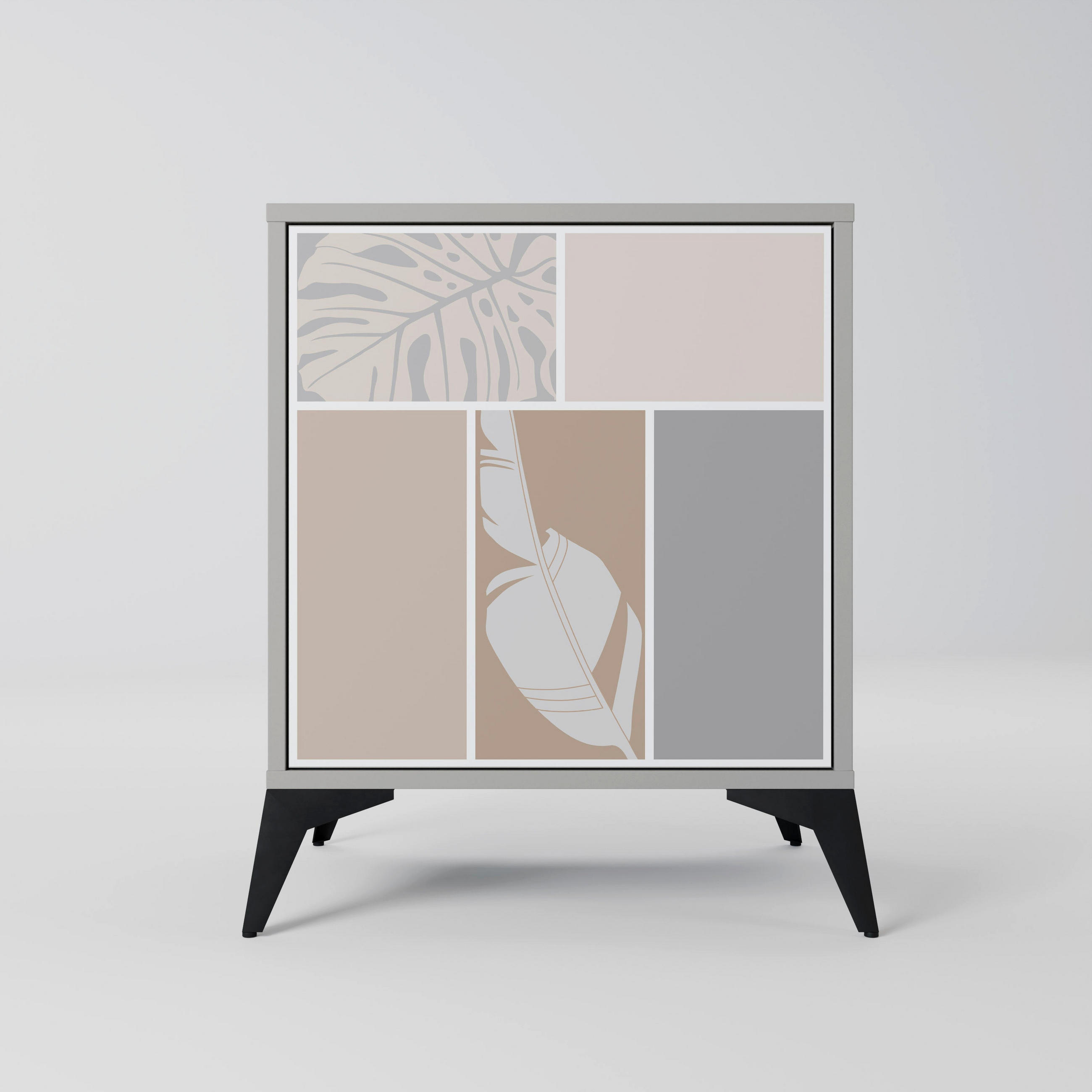 SpaceRebels Sideboard Grau 57.5x70.5x42 cm