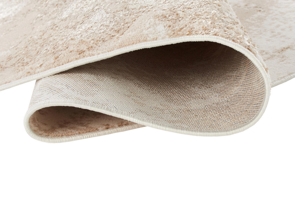 TEPPICH CRYSTAL ROUND Braun 240/240 cm - Braun, Kunststoff (240/240cm) - Tapiso