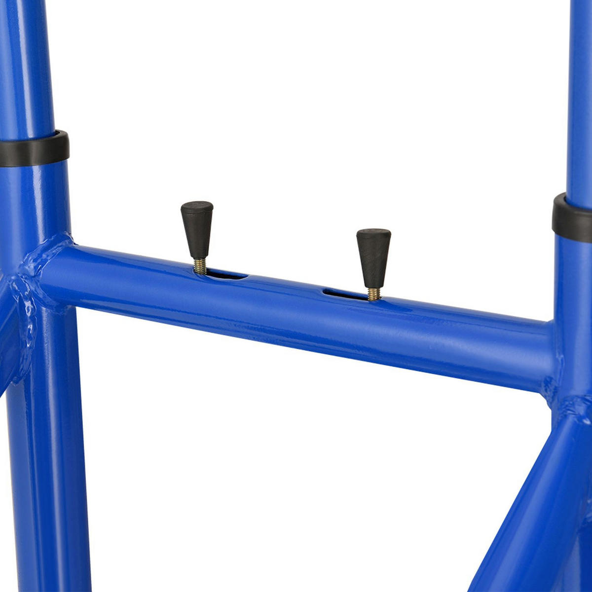 TREPPENSACKKARRE blau mit Dreikranzrädern - Blau, Metall (42/65/115cm) - Juskys
