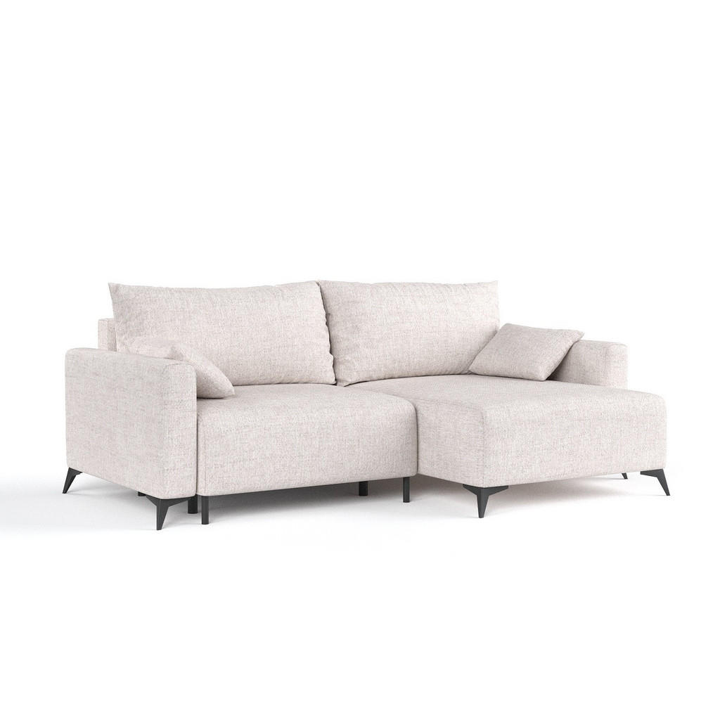 AltaBeds ROHOVÁ SEDAČKA NUVIO, textil, Písková