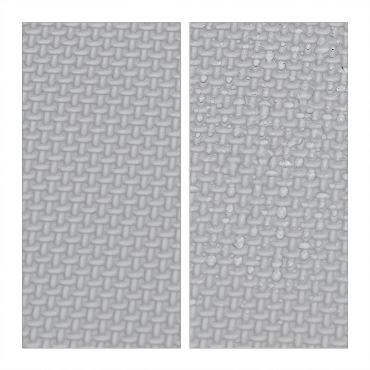 36-TLG.PUZZLEMATTE - Grau, Kunststoff (31.5/31.5cm) - Relaxdays