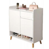 SCHUHSCHRANK, weiß 60/90/32 cm - Weiß, Holzwerkstoff (60/90/32cm) - Rexo