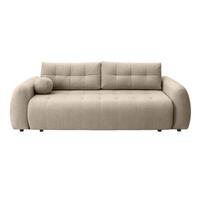 SOFA ARNIS mit Schlaffunktion, Beige - Beige, Textil (252/70/105cm) - Fedve