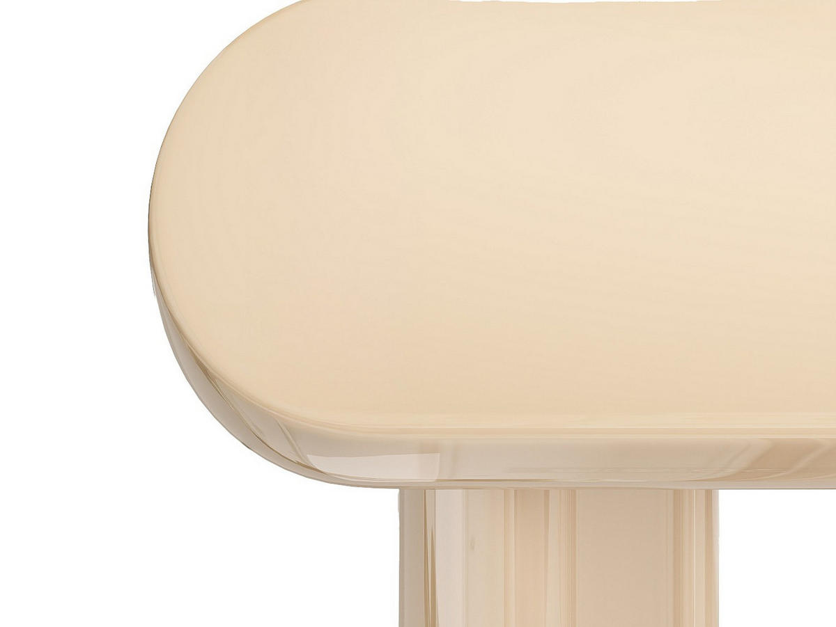 KONSOLENTISCH - 120 cm x 35 cm - Holz, Platte - Beige - LESONA - Beige, Holz (35/120/80cm) - Vente-Unique