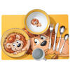 KINDERGESCHIRR Happy Zoo Löwe 8er Set - Gelb, Keramik (1/1/1cm) - Ritzenhoff Breker