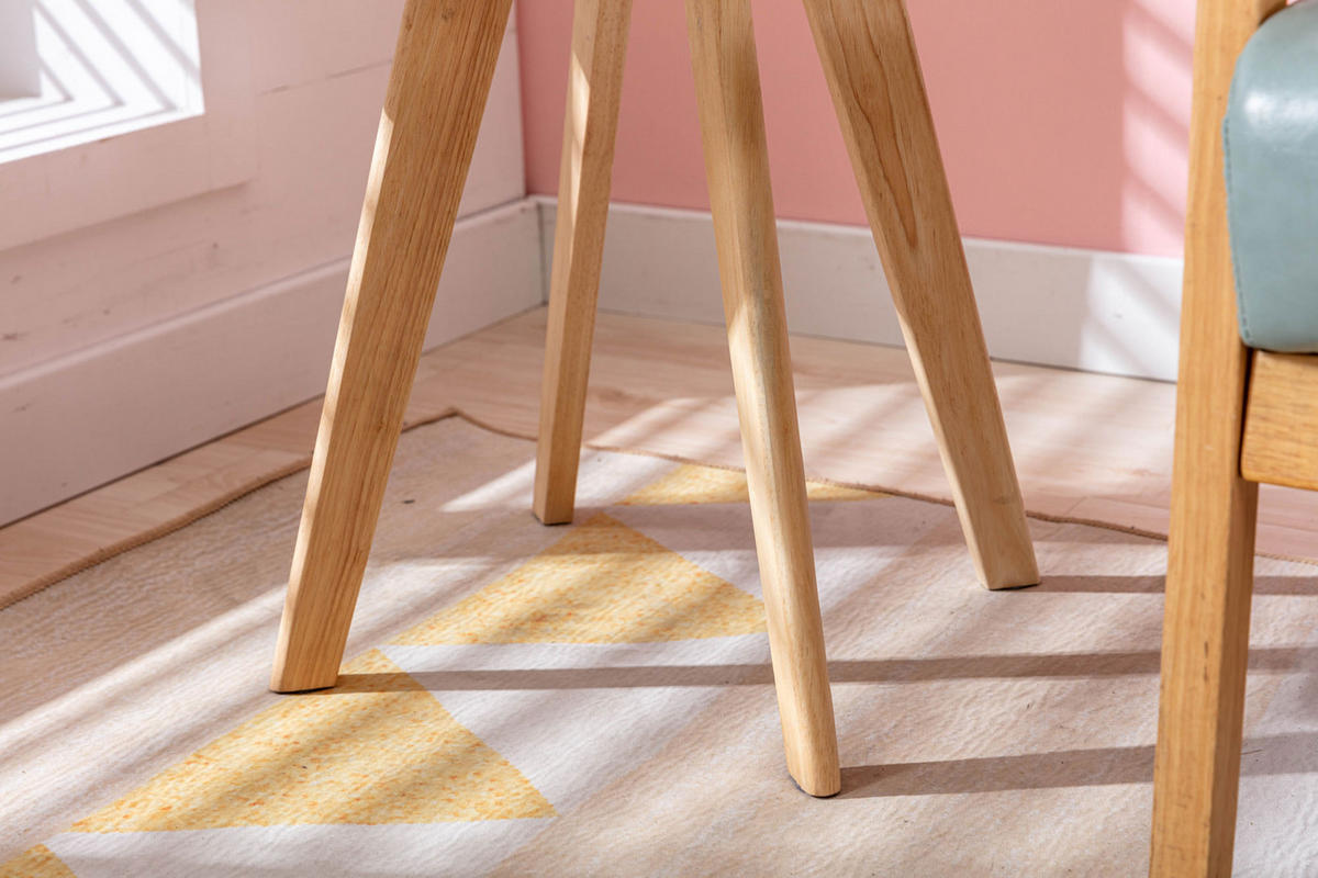 BEISTELLTISCH eckig 50/50/46 cm Holz weiß - Naturfarben/Weiß, Holz (50/50/46cm) - CLP