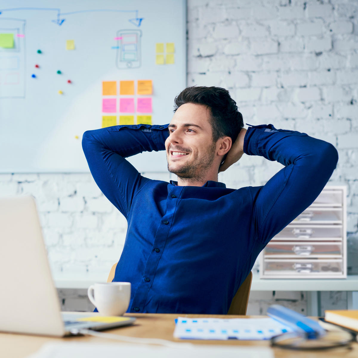 ZÁSUVKOVÝ box - biela, kov (27.5/29/35.5cm) - Relaxdays