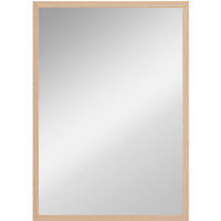 WANDSPIEGEL 50/2/70 cm Naturholz aus MDF mit 4 Haken - Naturfarben, Holzwerkstoff (2/70/50cm) - OKWISH