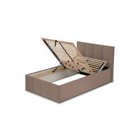 POLSTERBETT Dalas Sahara 120 x 200 x 40 cm Bettkasten Mit hochwertiger Matratze H3 (bis 120 kg) und Lattenrost - Sahara, Holz (120/200cm) - Halmon Schlafkomfort Betten 