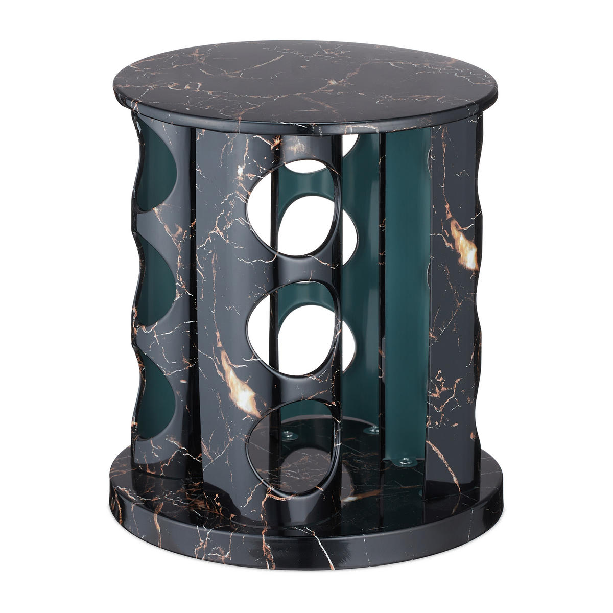 13TLG.GEWÜRZKARUSSELL - Multicolor, Glas/Kunststoff (19/22/19cm) - Relaxdays