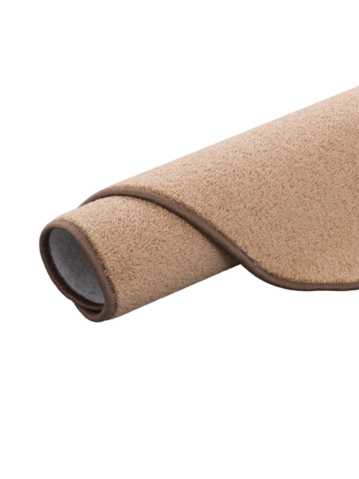 TREND VELOURS TEPPICH JOY RUND - Cognac, Textil (200/200cm) - Snapstyle
