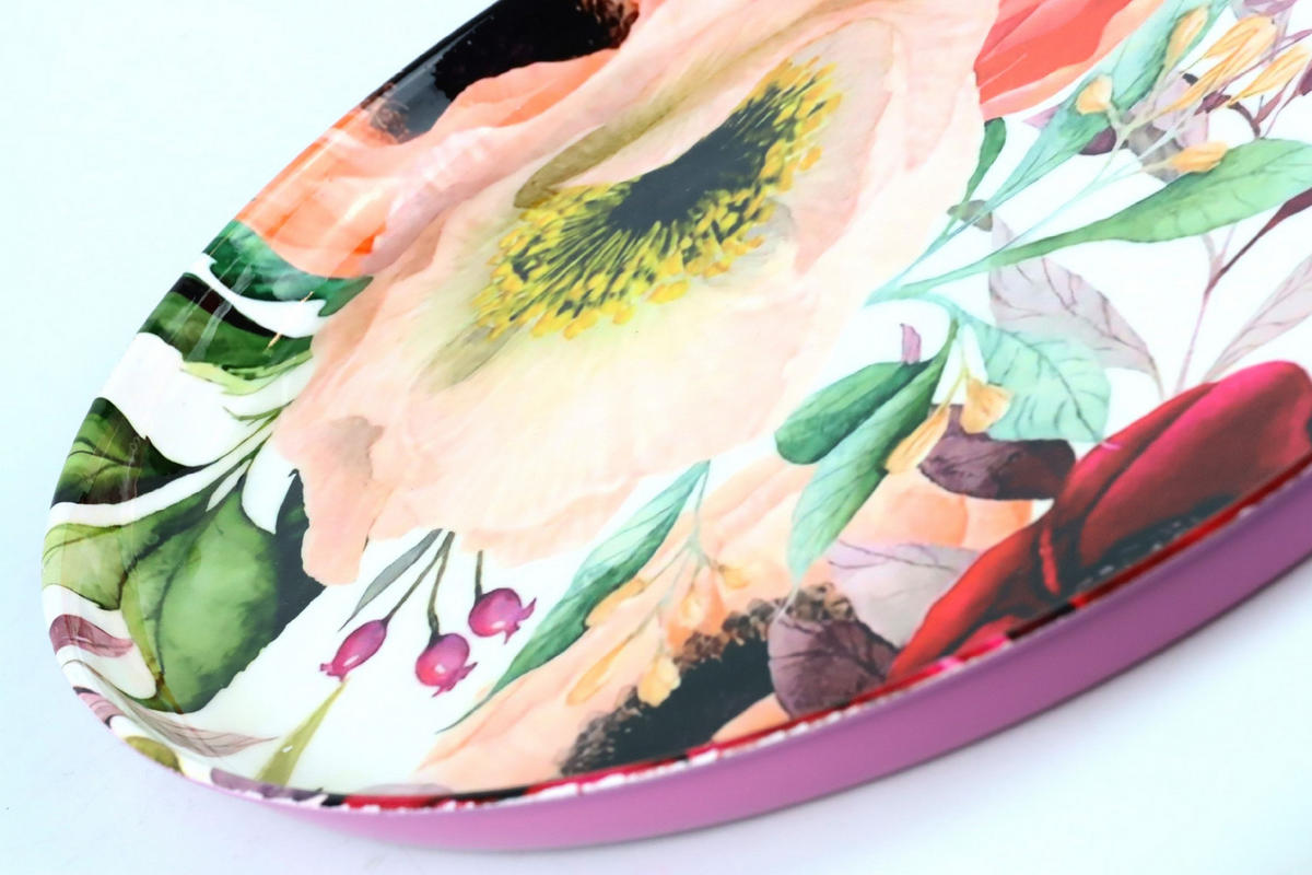 TABLETTSCHALE Sea of Blossom - Multicolor, Metall (38/3/38cm) - FURNARO
