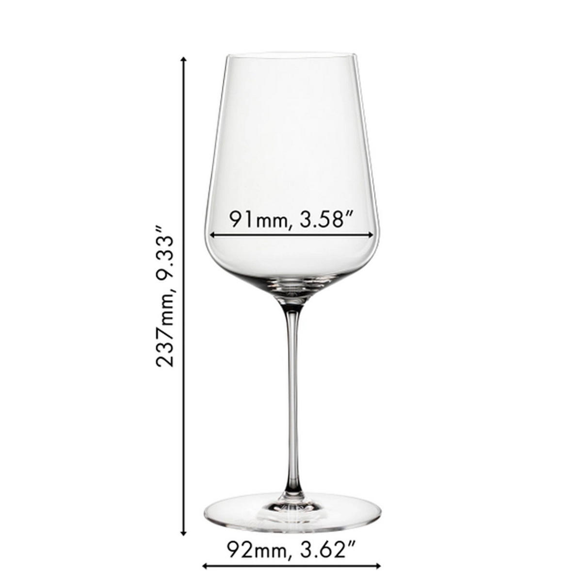 UNIVERSALGLÄSER Definition transparent 550 ml 4er Set - Transparent, Glas (0.55L) - Spiegelau