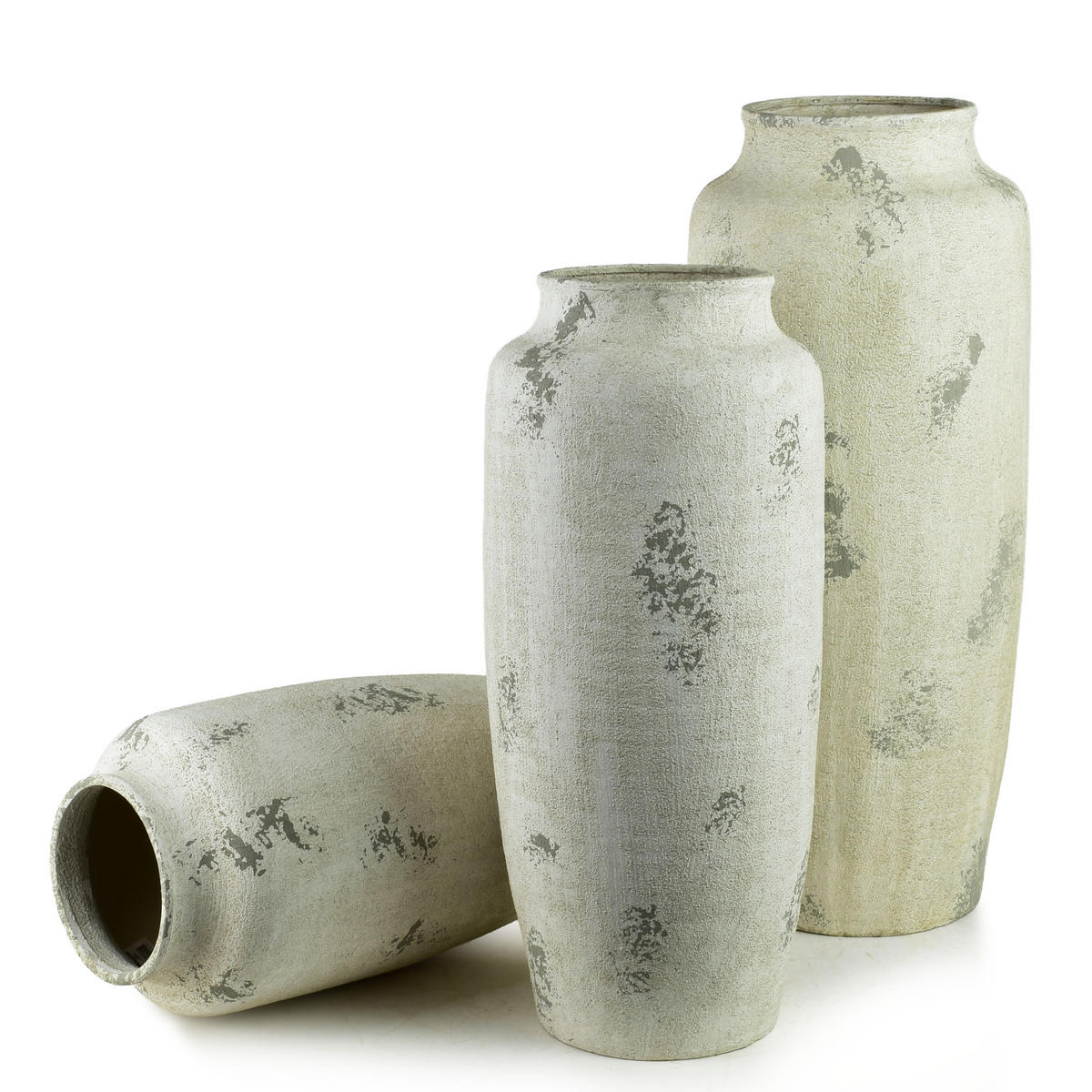 VASE EVRO Keramik - Grau, Keramik (62cm) - Mondex
