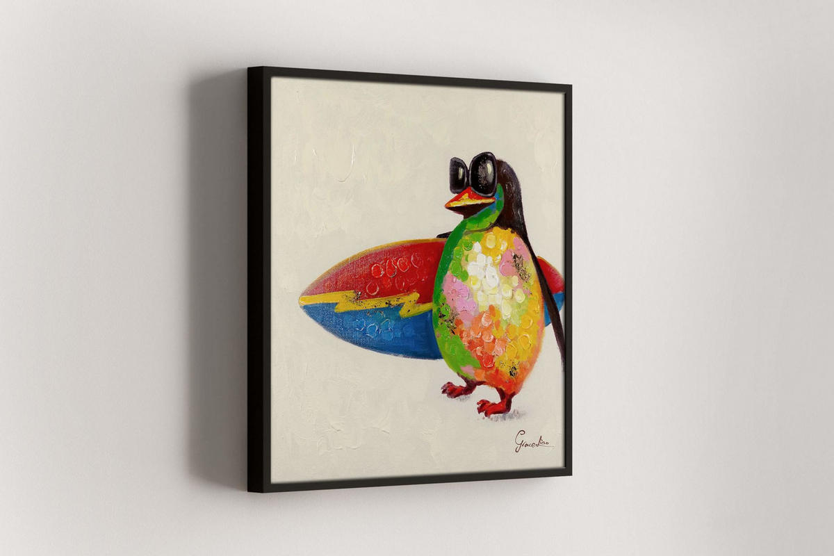 ÖLGEMÄLDE 50/50 cm - Multicolor, Holz/Textil (1/50cm) - KUNSTLOFT