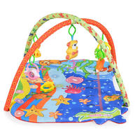 SPIELBOGEN Baby Like 143A Unterwasserwelt, 5 Spielsachen, Wachstumsskala, Krabbeldecke - Multicolor, Textil (60/43/80cm) - Moni