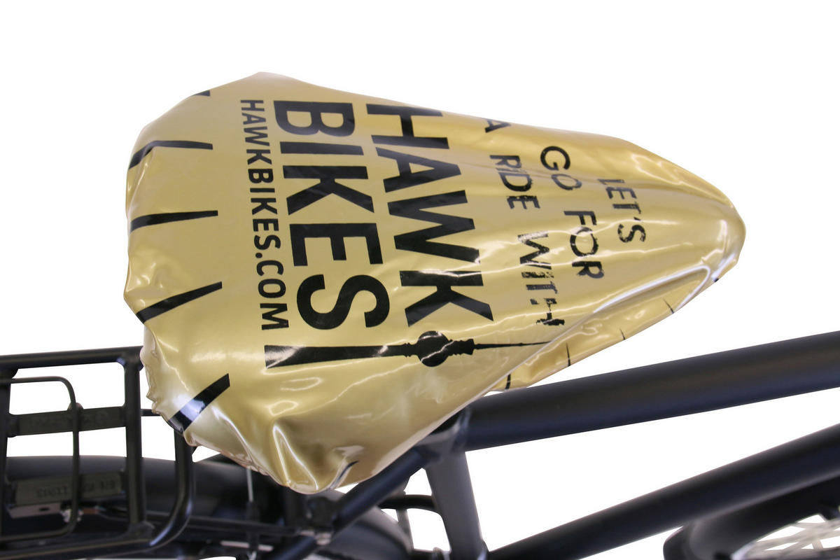 TREKKING Gent Premium Plus Black 3x8 Gang 28 Zoll Gr: 52cm & 57cm - Schwarz, Metall (57cm) - Hawk Bikes