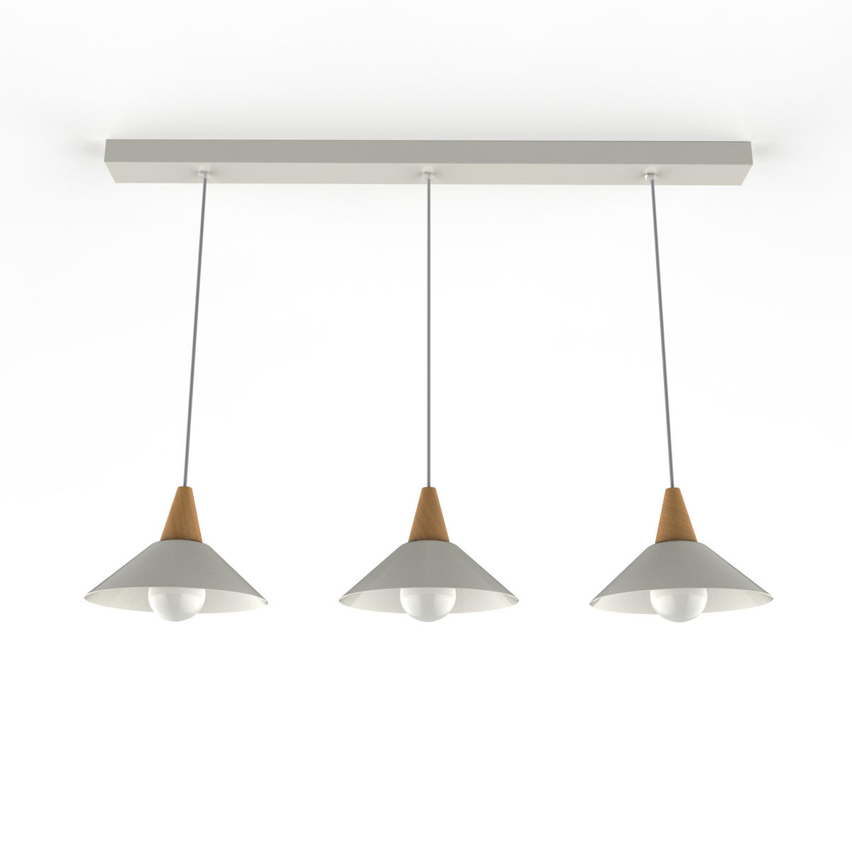 HÄNGELEUCHTE - Weiß Hochglanz, Metall (25/100/16cm) - Lumicom