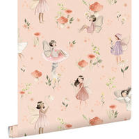 TAPETE Elfen 50 x 900 cm - Pink, Papier (50/0.1cm) - ESTAhome