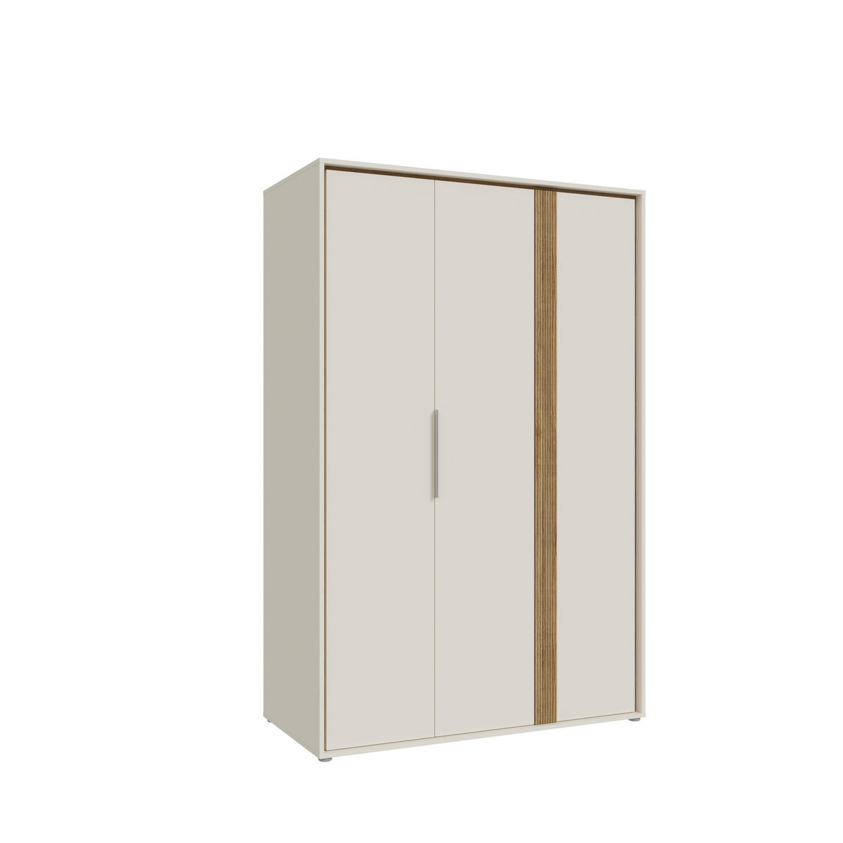 JUGENDZIMMER Wexlin in Mauvella Eiche und Sand 4 teilig mit Lamellenoptik - Beige/Braun, Holzwerkstoff (80/200/120cm)