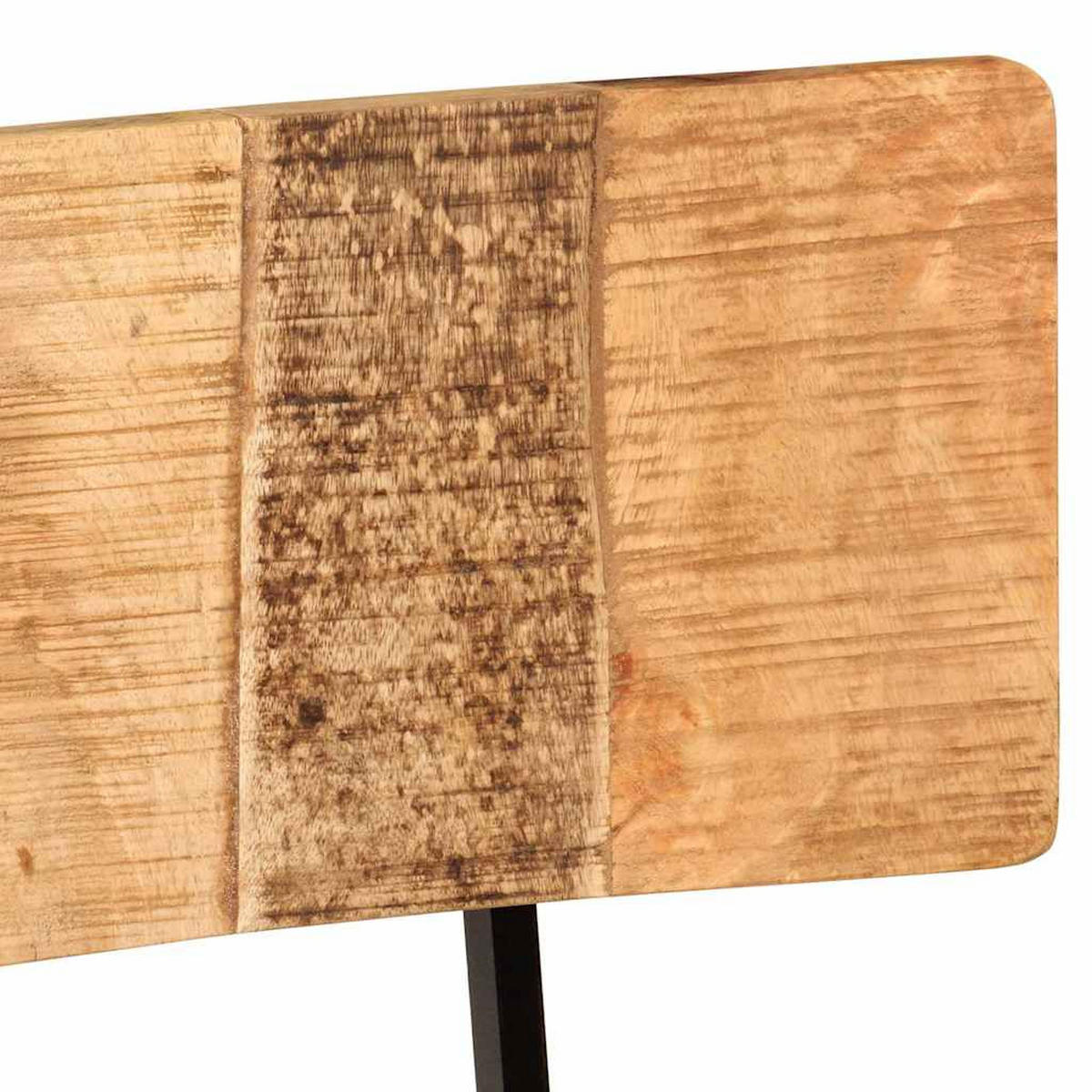 ESSZIMMERSTÜHLE 2Er Set 44/40/80 Cm Massivholz Mango - Braun, Holz (37/80/44cm) - vidaXL