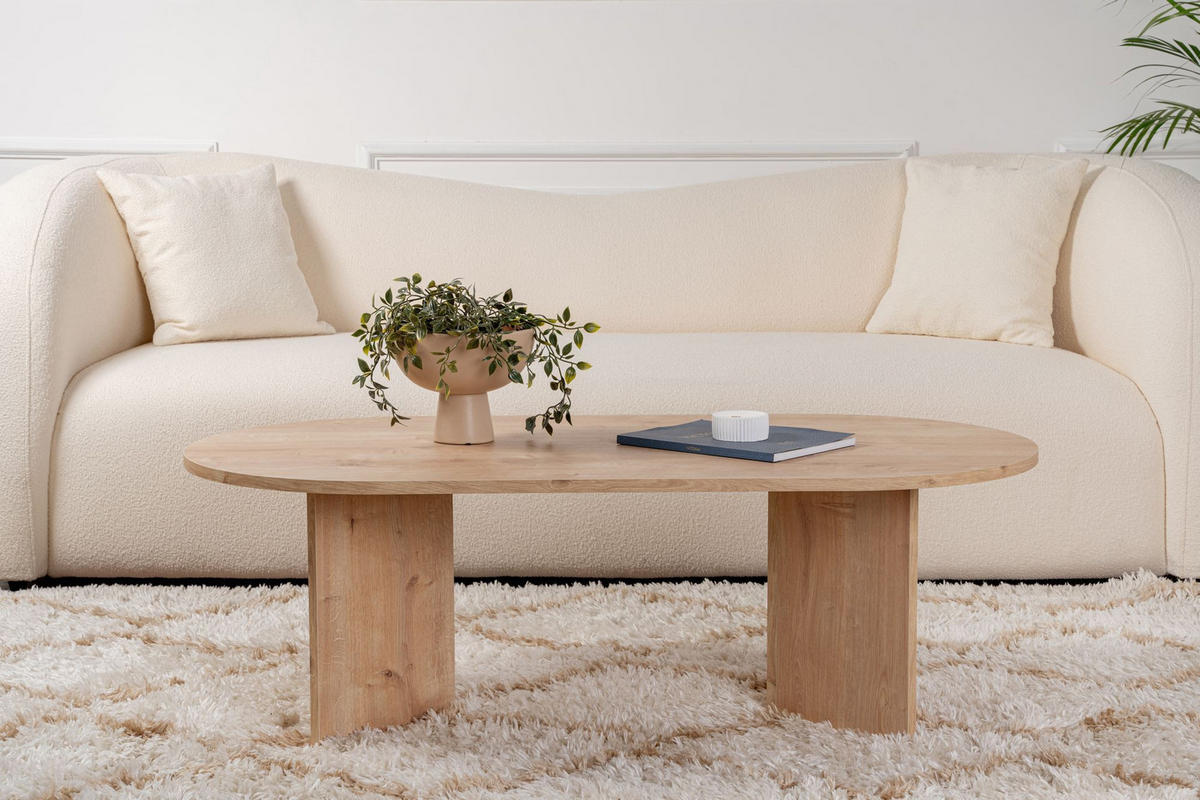 COUCHTISCH sable Chêne Saphir - Braun, Holzwerkstoff (119/60/40cm) - Habitat Garten