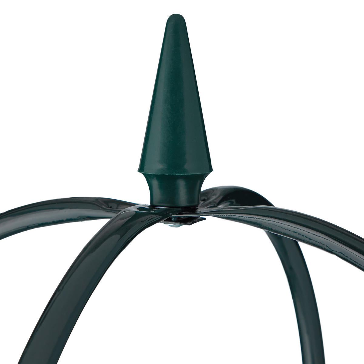 RANKHILFE - Dunkelgrün, Metall (40/188/40cm) - Relaxdays