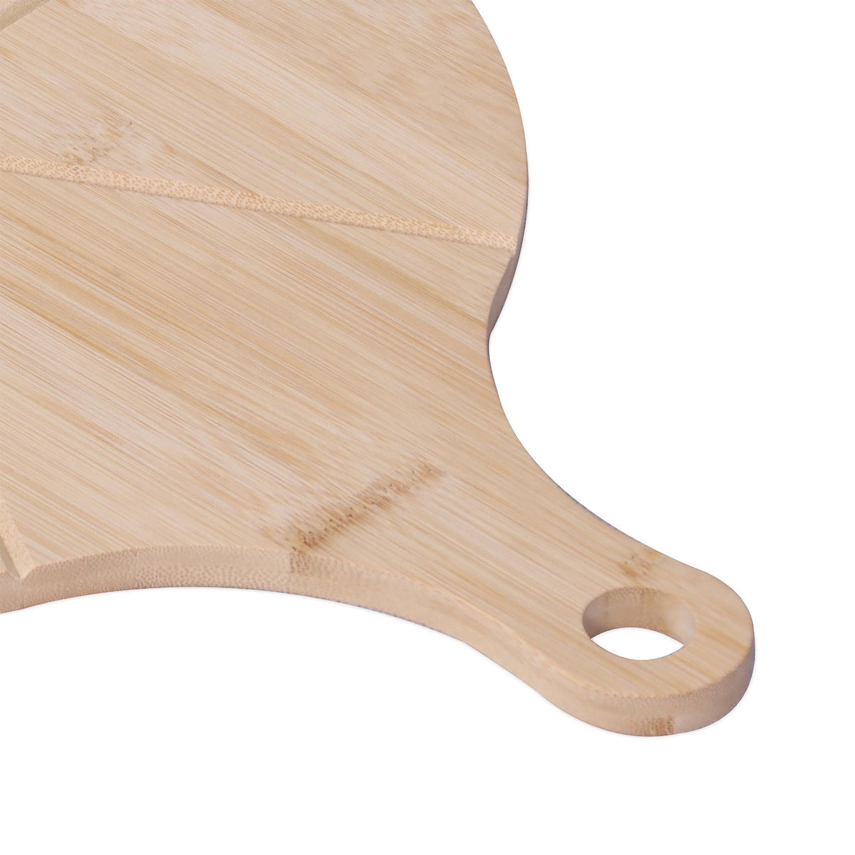 2XPIZZATELLER - Hellbraun, Holz (33cm) - Relaxdays