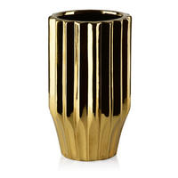 VASE Yvonne Gold 14/14/24.5 cm Keramik - Goldfarben, Keramik (24.5cm) - Mondex